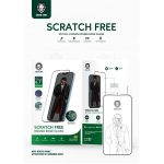 Green 3D Scratch Free Round Edge Glass