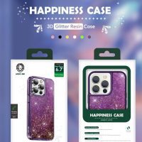 Green Lion Happiness 3D Glitter Resin Case