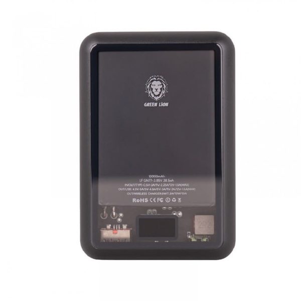 Green power bank Transparent Magsafe