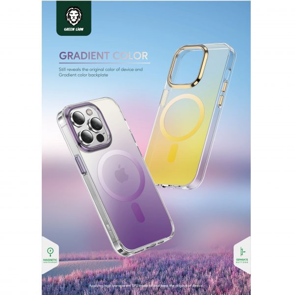 Green Lion Rainbow Magsafe Case Iphone 14