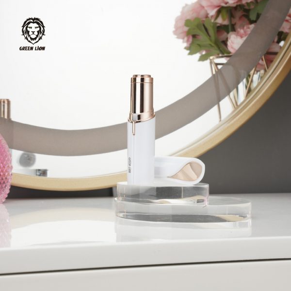 green facial hair remover