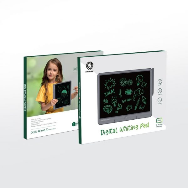 green digital writing pad