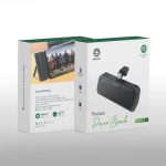 پاوربانک جیبی کانکتور تایپ سی 5000 میلی آمپر گرین Green Pocket Power Bank 5000mAh PD 20W with type-c Connector