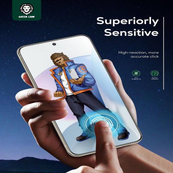 محافظ صفحه نمایش 2.5 بعدی گرین Green Full Glue Tempered Galaxy S23+/S22+ Glass