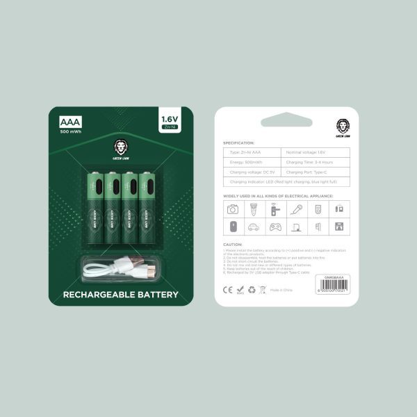Green Rechargeable Battery