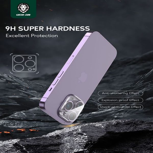Green camera lenz transparent 13pro/13promaxقیمتمحافظ لنز دوربین شفاف گرین