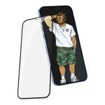 Green 3D silicone Plus HD Glass 12/12pro/12promax