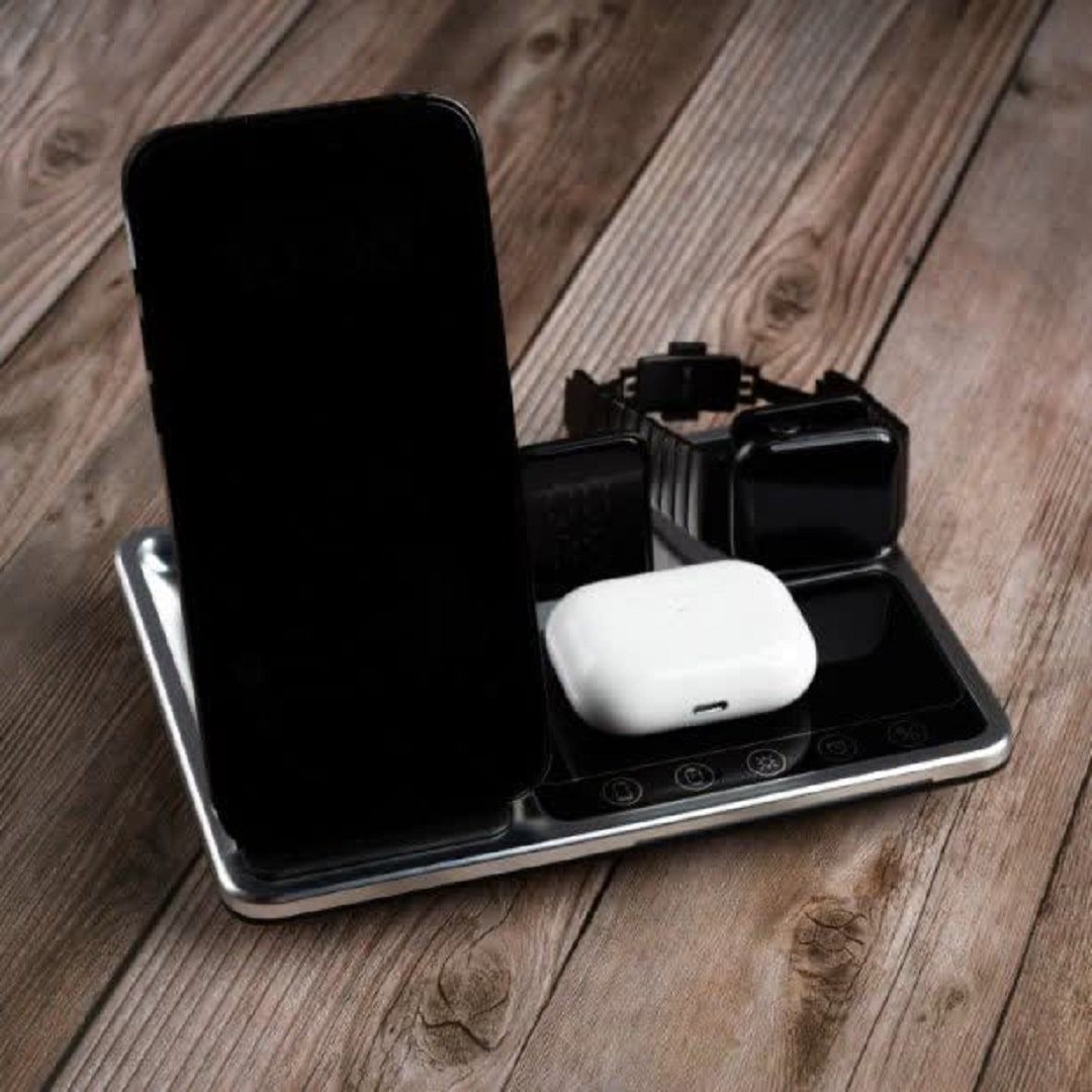 photo518880827.webp خرید عمده Green 4in1 Wireless Charging Station