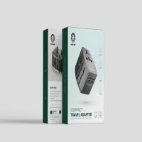 آداپتور مسافرتی جمع و جور گرین Green compact travel adapter