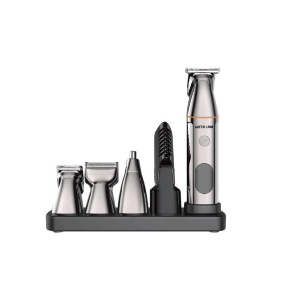 Green 5in1 hair clipper set