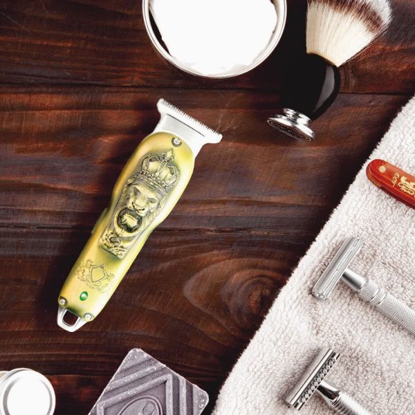 Green lion hair trimmer