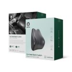 Green car seat back cusion