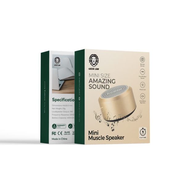 Green mini muscle speaker