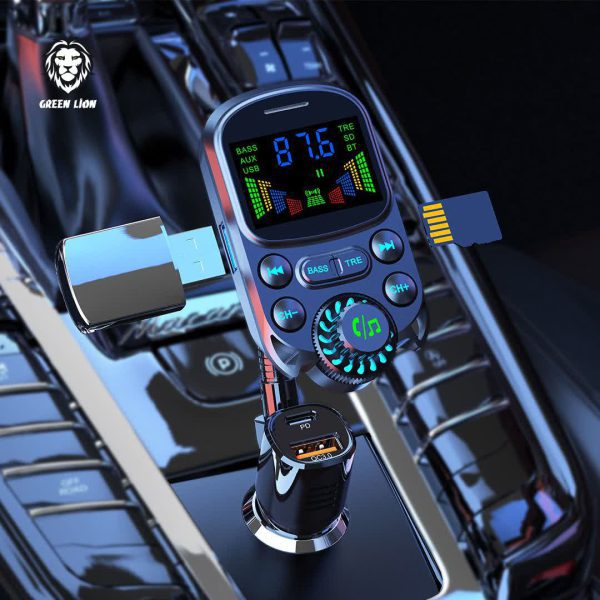 Green FM car charger