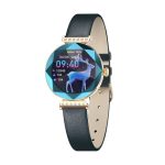 Green swarovski smart watch