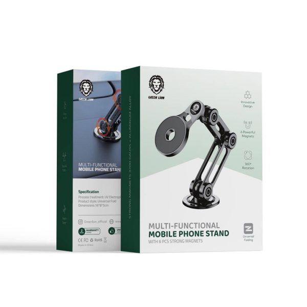 Green multi-functional mobile phone stand