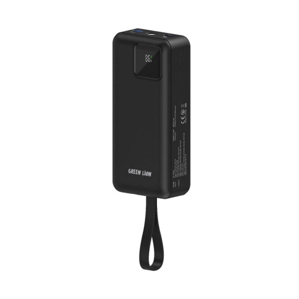 خرید Green 30000 mAh power tank with fast-charging cable