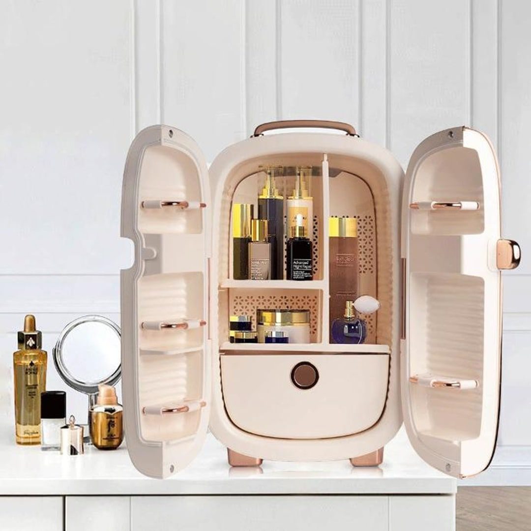 Green Lion Makeup Fridge.webp یخچال آرایش گرین Green Makeup Fridge