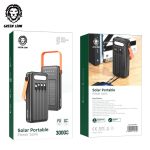 Green solar power bank 30000mAh