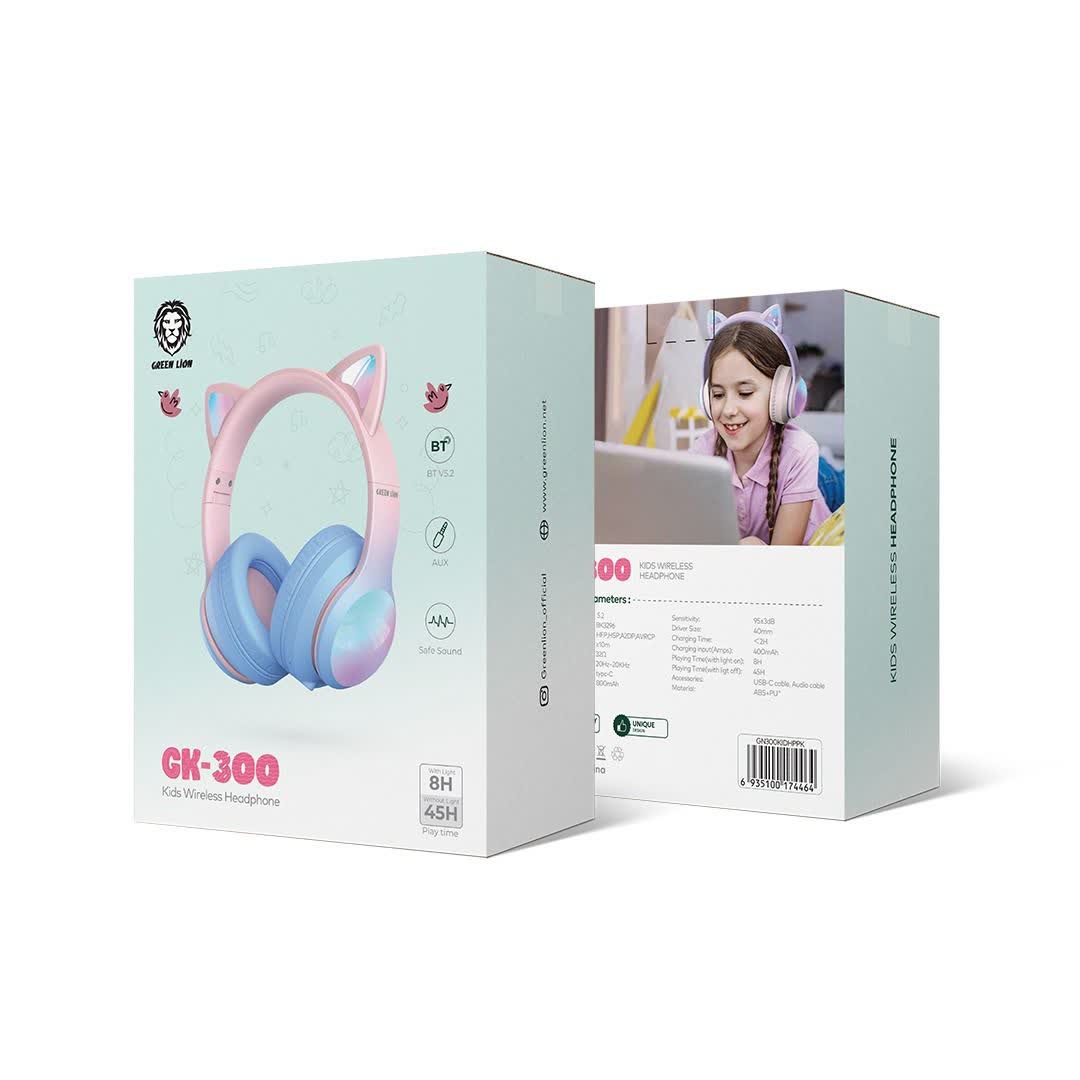 photo6178667929 Green GK-300 kids wireless headphone