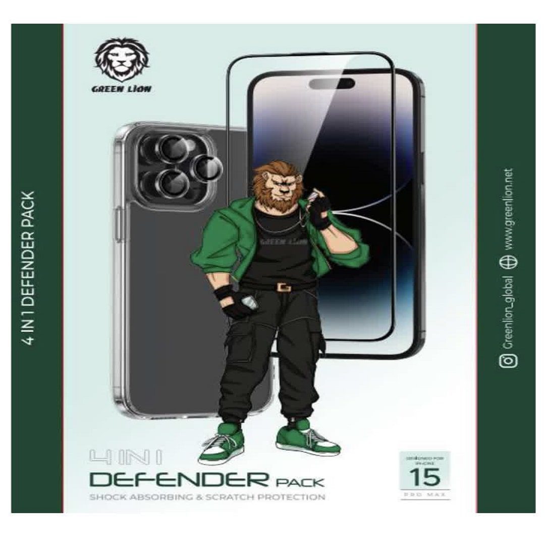 photo618699257.webp reen 4 In 1 Defender Pack Shock Absorbing & Scratch Protection15pro/15pr