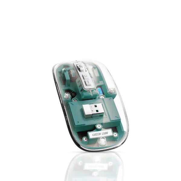 Green Transparent Mouse