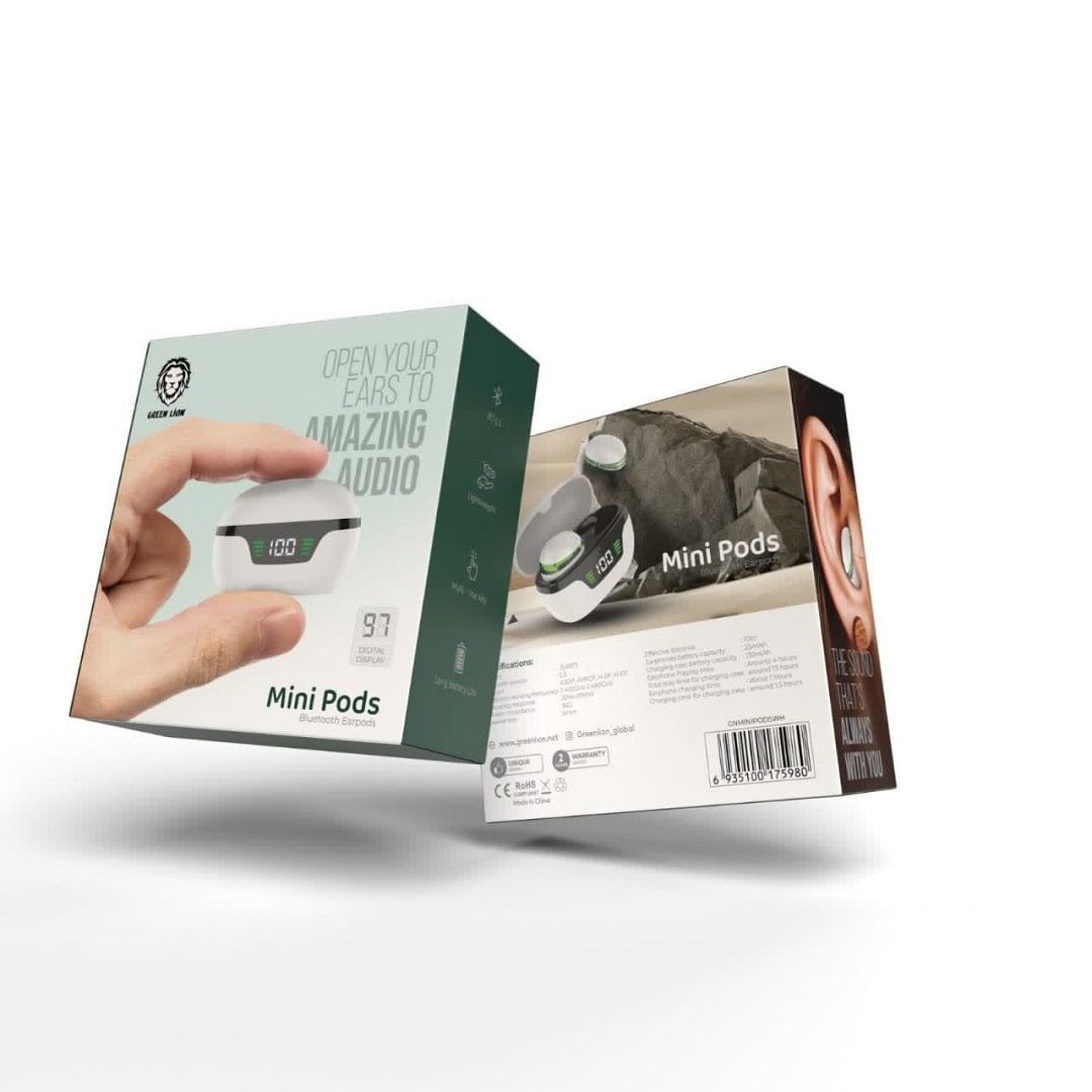خرید Green Mini Pods Bluetooth Earpods