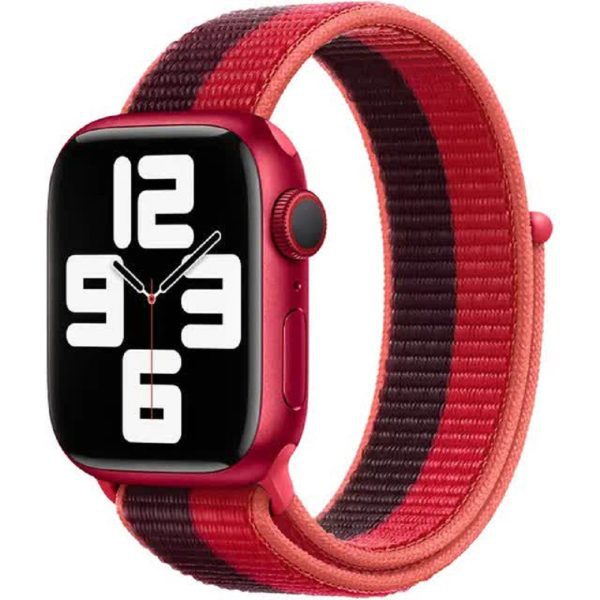 Green Woven Nylon Sport Loop Watch Strap