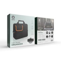 Green car trunk organizer