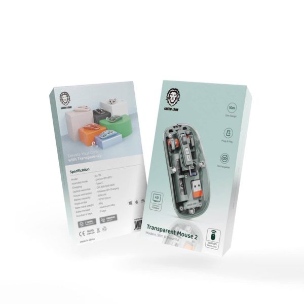 Green Transparent Mouse 2 قیمت