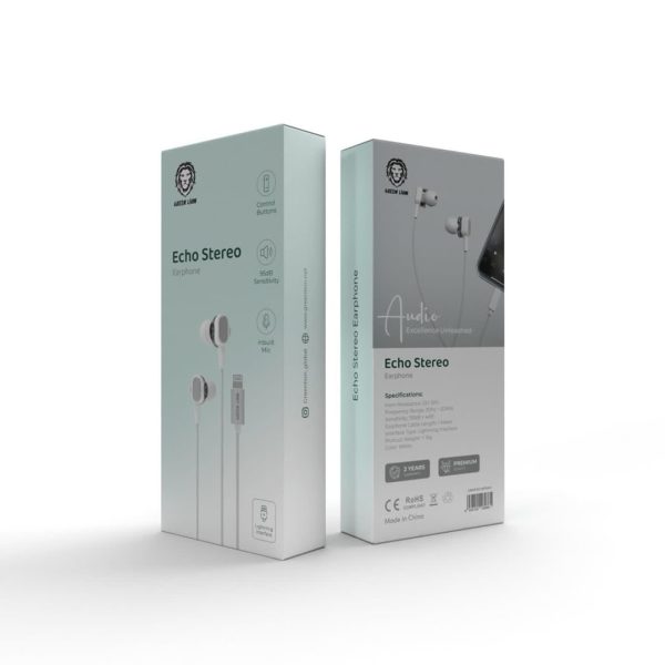 خرید Green echo stereo earphone