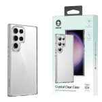 قاب کریستالی ضد میکروبی اس 24 اولترا گرین Green Crystal Clear Case For Samsung Galaxy S24Ultra