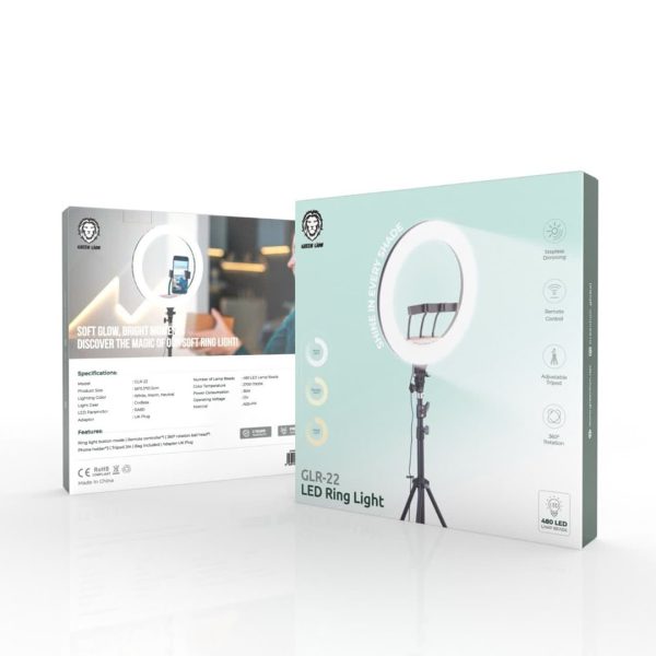 خرید Green GLR-22 LED ring light