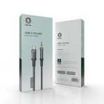 Green type-c to Aux braided cable