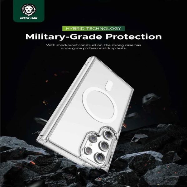 Green MagSafe Crystal Case for Samsung Galaxy S24 Series خرید