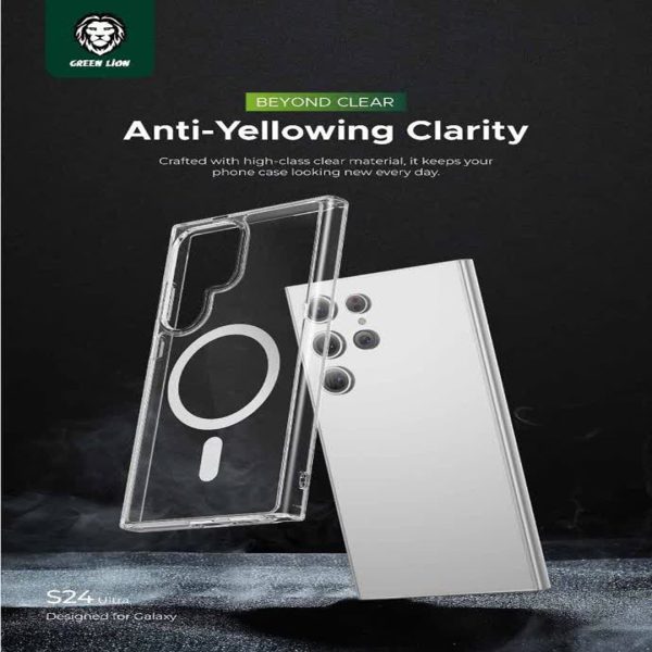قیمت Green MagSafe Crystal Case for Samsung Galaxy S24 Series