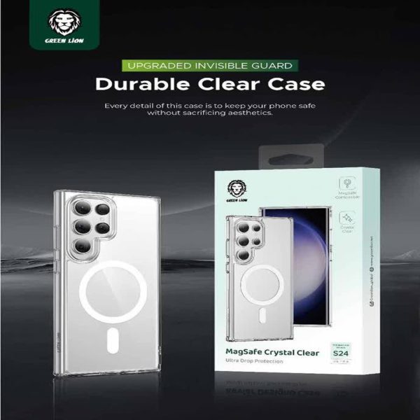 Green MagSafe Crystal Case for Samsung Galaxy S24 Series قیمت