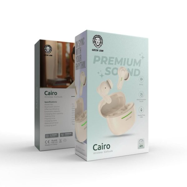 اینترنتی Green cairo wireless earbuds