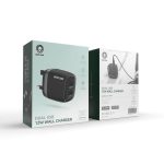شارژر دیواری دو گانه 12 واتی سه شاخه گرین Green dual usb 12w wall charger