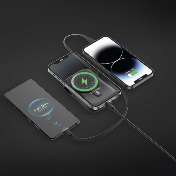 Green magpluse 10000mAh magsafe power bank عمده