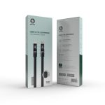 Green PD27 Led Braided Cable Usb-C to Lightning