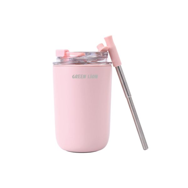 Green lion Vcuum Travel Mug