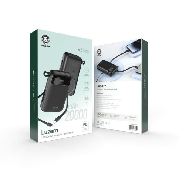 Green Luzern 20000mAh Magsafe Powerbank
