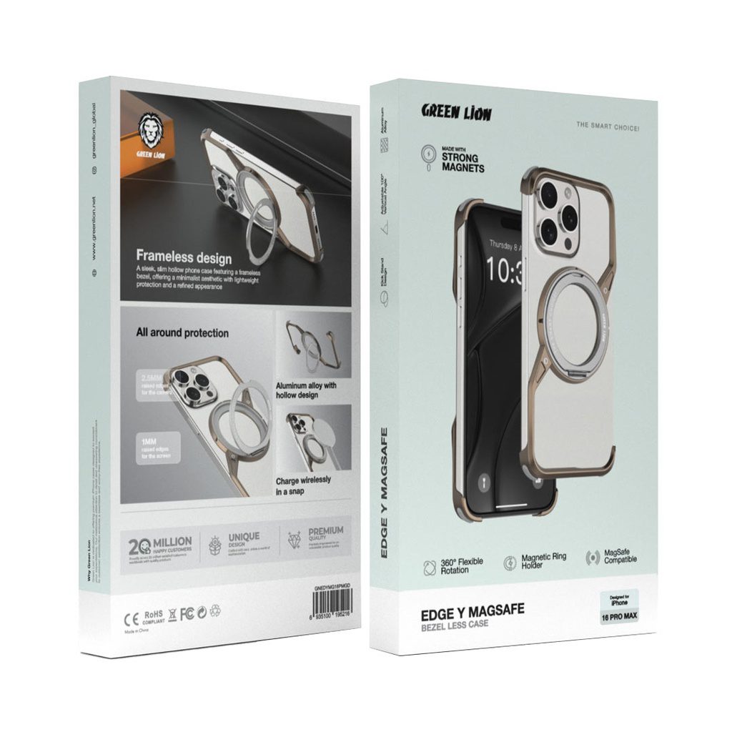Green Lion Edge X Magsafe Case 16Pro/16ProMax