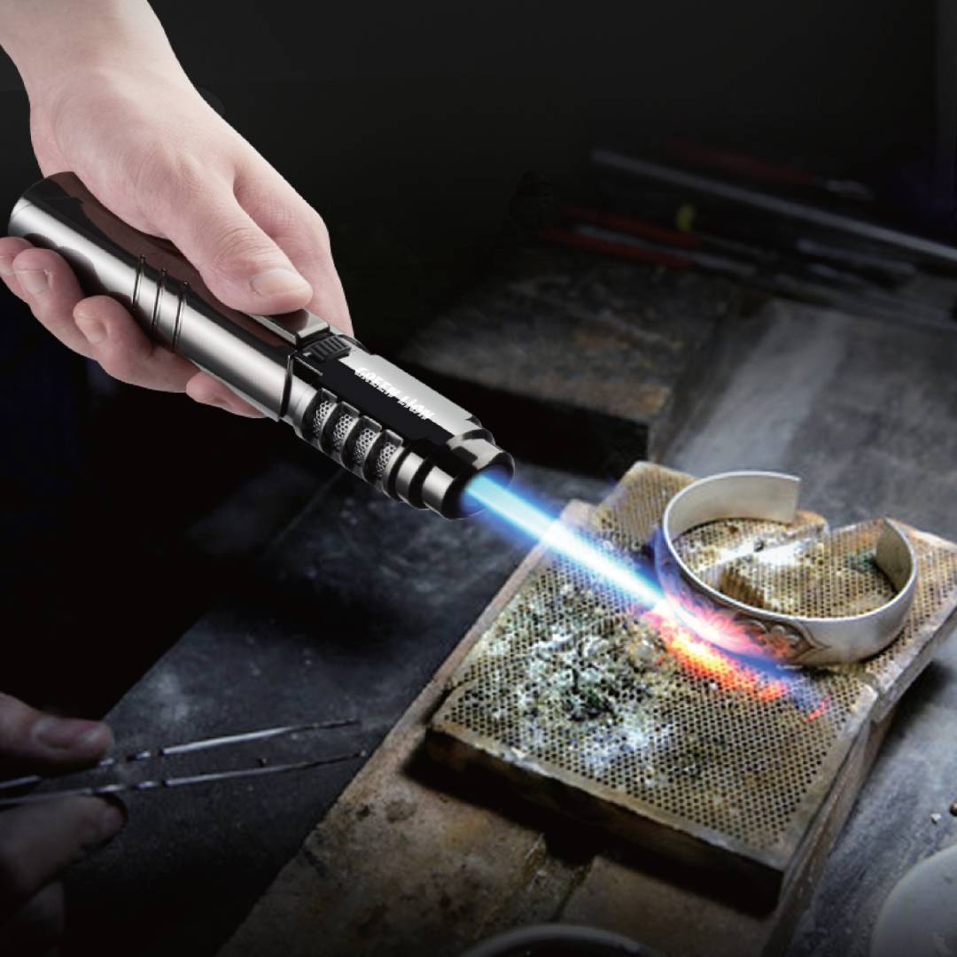 IMG_7419 Green Lion Jet Flame Windproof Lighter