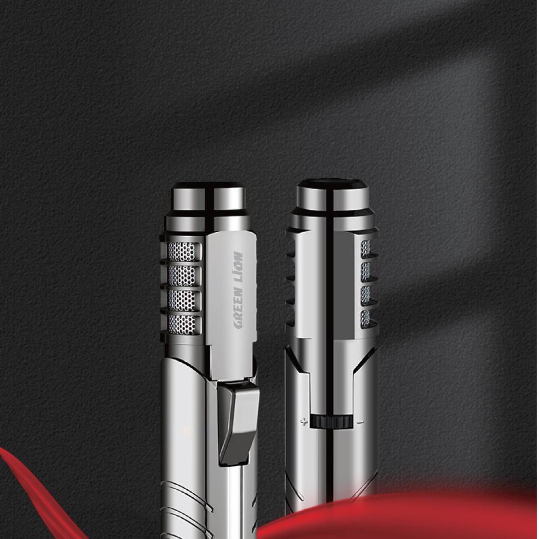 IMG_7420 فندک ضد باد شعله جت گرین