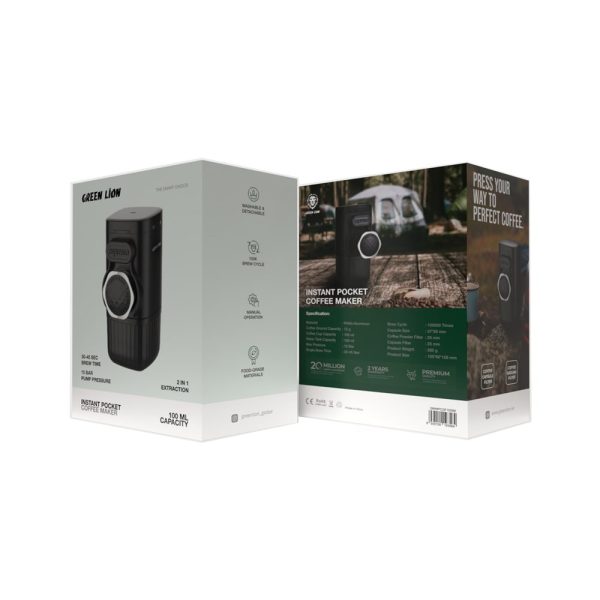 Green Instant Pocket Coffe Maker
