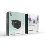 Green Dual USB 12W Wall Charger GL-W24B