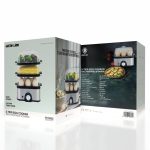 Green 3-Tier Egg Cooker | Vegetable Steamer
