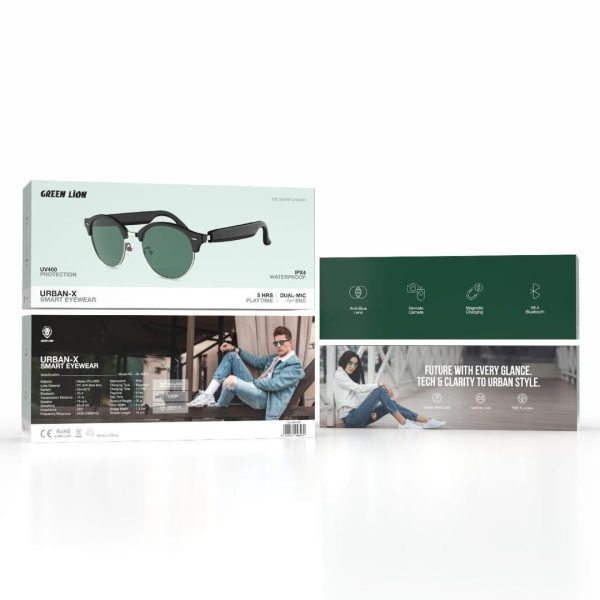 عینک هوشمند اوربان ایکس گرین Green Urban-X Smart Eyewear